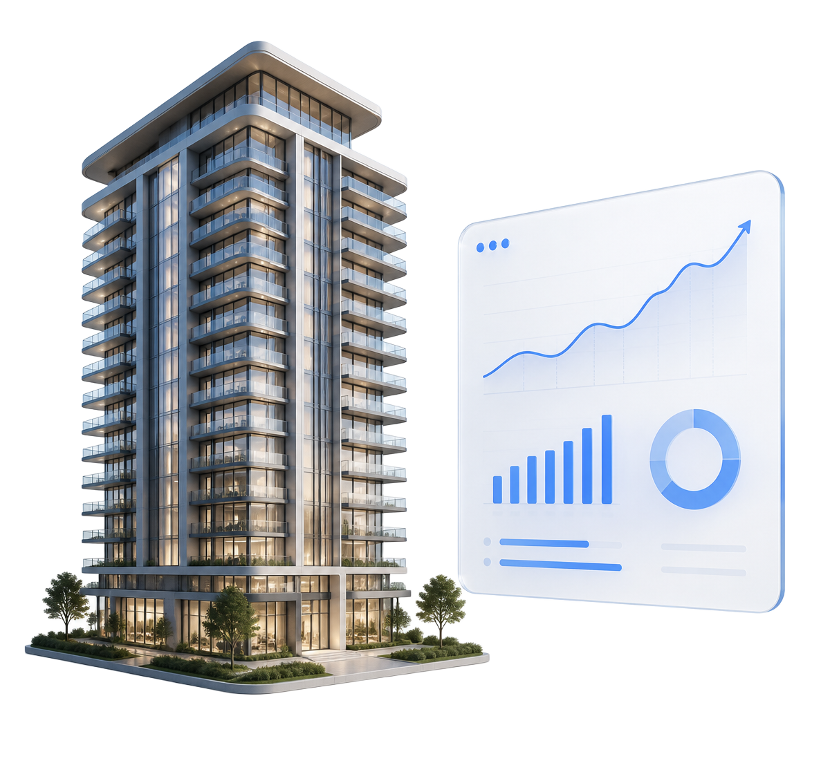 Modern home with a listing pipeline dashboard showing qualified homeowners turning into booked listing appointments